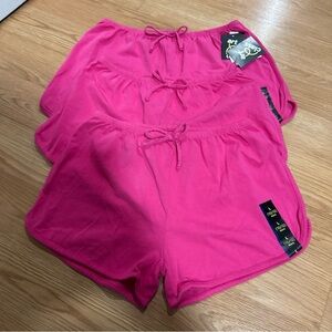 Girls Set Of 2 Green And Pink Shorts Size Large NEW Art Class …38